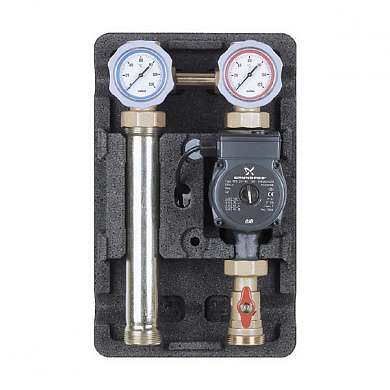 Насосная группа Meibes (Майбес) 1 1/4" с насосом Grundfos Alpha2 L 32-60 – фото, цены в интернет-магазине сантехники АЛЬФАТЭП