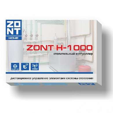 Универсальный отопительный контроллер ZONT H-1000 – фото, цены в интернет-магазине сантехники АЛЬФАТЭП фото №1